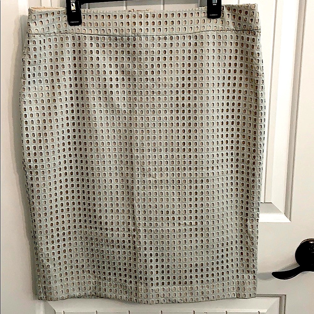 NWT Ann Taylor eyelet skirt- Size 14